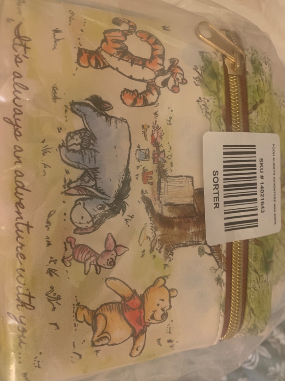 Lounge fly Winnie the Pooh mini backpack - Picture 3 of 4